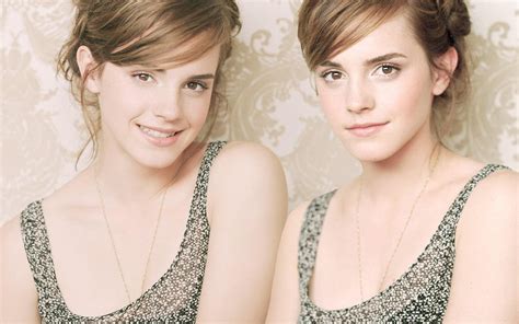 is emma watson a twin.